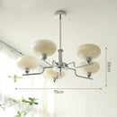 Nordic Vintage Silver LED Pendant Light for Living Room Dining Bedroom by Ljojo