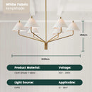 Retro Metal Shade Chandelier Pendant Light for Dining Room - Ljojo