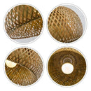 GEW Classic HandWoven Bamboo Lantern Pendant Lamp by Ljojo - Natural Rattan Wicker Chandelier Lighting.