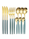 Ljojo 12pc Stainless Steel Cutlery Set - Knife, Fork, Spoon