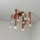 Italian Minimalist LED Chandelier Lighting for Living Room Stairwell by Ljojo