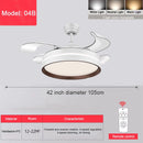 Modern Luxury Invisible Mute Ceiling Fan Lights for Home Decor by Ljojo