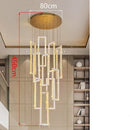 Nordic Ring Crystal LED Chandelier for Luxury Decor by Ljojo
