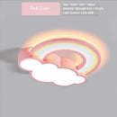 Ljojo Cartoon Rainbow Cloud Ceiling Light for Children's Bedroom - Princess Room Lighting Fixtures