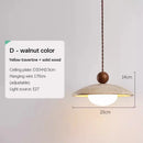 Ljojo Retro Nordic Yellow Travertine Pendant Lamp for Bedroom Bar Dining Room