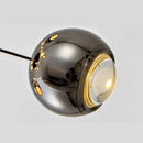 Ljojo LED Crystal Ball Chandelier - Round Gold Staircase Lighting Fixtures