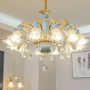 Modern Crystal Chandelier Light Bedroom Living Room Nordic Decoration - Ljojo