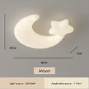 LED Moon Star Ceiling Lights for Living Room Decoration Chandelier - Ljojo