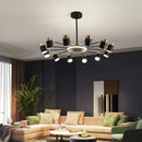 Nordic Luxury Art LED Pendant Light Chandelier Ljojo Rotating Dimmable Living Dinning Room Counter Bedroom