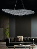 Ljojo Luxe Crystal Chandelier: Modern Italian Design for Living Room Villa Hall