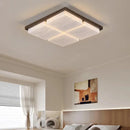 Ljojo LED Walnut Ceiling Lamp: Retro Aesthetic Wabi-sabi Master Bedroom Light