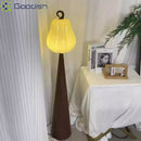 Ljojo Melon Shaped LED Floor Lamp for Bedroom Decoration - Creative Wabi-sabi Art Decor