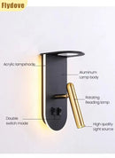 Ljojo LED Wall Lamp for Bedroom, Living Room, and Corridor Rotation Lighting