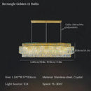 Ljojo Luxury Nordic Chandelier for Dining Room, Bedroom, Living Room