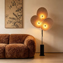 Nordic Style Red Fabric Floor Lamp LED Standing Light for Living Room by Ljojo