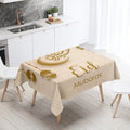Elegant Ramadan Calligraphy Tablecloth by Ljojo