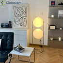 Ljojo Metal Acrylic Ball Rack LED Floor Lamp for Bedroom Home Decoration Chandelier