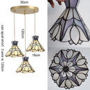 Ceiling Chandeliers Modern Tiffany Glass Pendant Light for Bedroom Kitchen - Ljojo