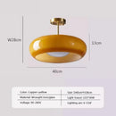 Ljojo Mid Century Brass Glass Chandelier Light Fixture - Elegant Lighting for Home