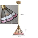 Ceiling Chandeliers Modern Tiffany Glass Pendant Light for Bedroom Kitchen - Ljojo