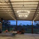 Ljojo Luxury LED Ceiling Chandelier for Modern Living Room & Dining Area