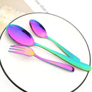 Ljojo 24Pcs Luxury Silverware Set for Elegant Dining