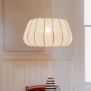 Nordic Retro Fabric Living Room Pendant Lights Chandelier by Ljojo