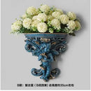 Ljojo™ Music Angel Resin Vase Wall Sticker Ornaments for Home Livingroom Wall Decoration