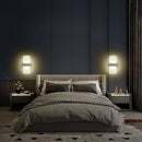 Ljojo LED Wall Light, Aluminum Acrylic Hardwire Sconces for Bedroom, Living Room