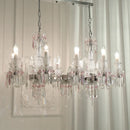 K9 Crystal Chandelier Pendant Light - Elegant White E14 LED Luxury Home Decor by Ljojo