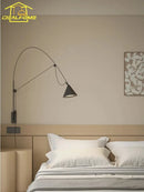 LED Stainless Steel Industrial Wall Lamp for Living Room by Ljojo - Minimalist Modern Design