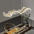 Modern LED Dining Room Pendant Light | Ljojo Wave Bar Counter Lamp | Creative Home Decor Lighting