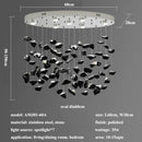 Modern Black Stone Led Pendant Lights Chandeliers for Living Room by Ljojo