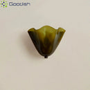 LED Glass Amber Petal Wall Lamps for Bedroom Home Decoration by Ljojo