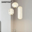 Bedside Bedroom LED Chandelier Pendant Lighting by Ljojo - Modern Nordic Style dining room home decor