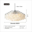 Modern Luxury Shell Chandelier Gold/Chrome Design for Dining & Living Room by Ljojo