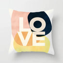 Ljojo Love Burst Flower Pillow Case for Home Sofa Chair Decor