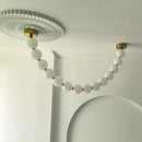 Ljojo Modern Crystal Chandelier Elegant Ceiling Pendant Light for Living Dining Bedroom