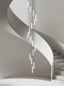 LED Long Line Chandelier Modern Staircase Lamp for Home Decoration by Ljojo