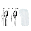 Ljojo Mini Stainless Steel Cutlery Set in Cute Plastic Box