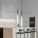 Ljojo Minimalist Line Chandelier Pendant Lamps for Kitchen Dining Table Lighting