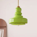 Ljojo Bauhaus Glass Pendant Lamp Ceiling Suspension for Kitchen Island Bedroom Dining Room