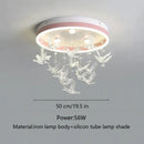 Modern Luxury LED Ceiling Light Birdie Dancing Girl Design for Bedroom Kids Room Decor | Ljojo