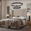 Ljojo Industrial Style Retro Chandeliers Iron Light for Bar Dining Living Room Fixtures