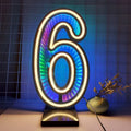 Ljojo™ Starry Sky Tunnel Neon Numbers Sign - Double-Sided 3D Lights