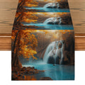 Autumn Maple Table Runner for Dining & Kitchen Decor by Ljojo