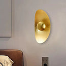 Ljojo Gold Foil Wall Lamps - Retro Italian Designer Lights for Living Room Hallway Decor