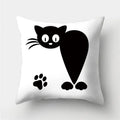 Cute Cat Cushion Cover 45x45cm - Ljojo Home Decor Pillowcases