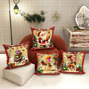 Christmas LED Luminous Pillowcase with Santa Claus Snowman Tree Design by Ljojo