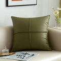 Ljojo Light Simulation Leather Thickened Throw Pillow